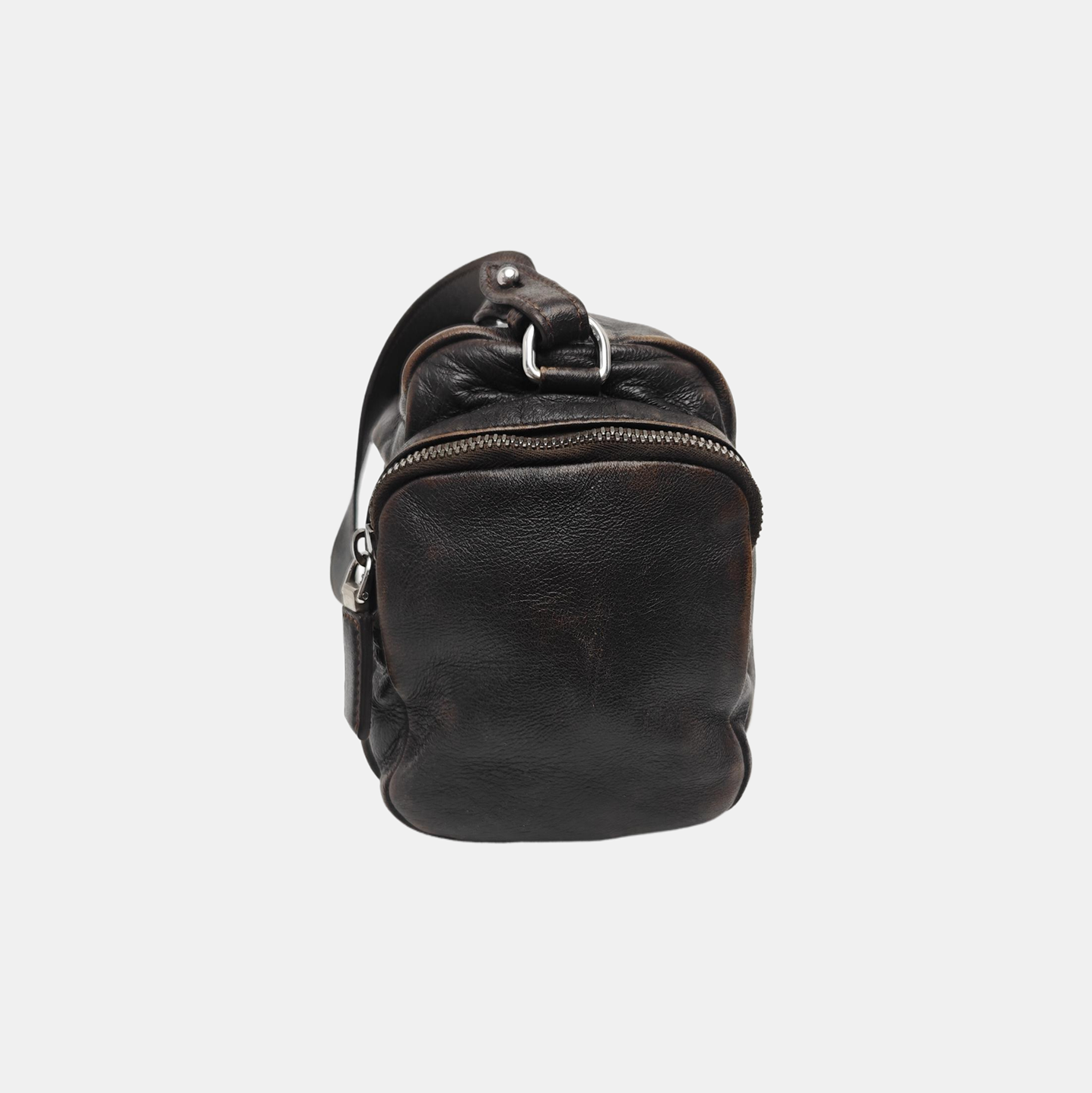 Calfskin Shoulder Bag Brown
