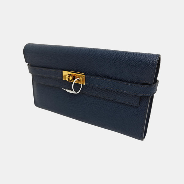 Kelly 20 Epsom Blue Wallet