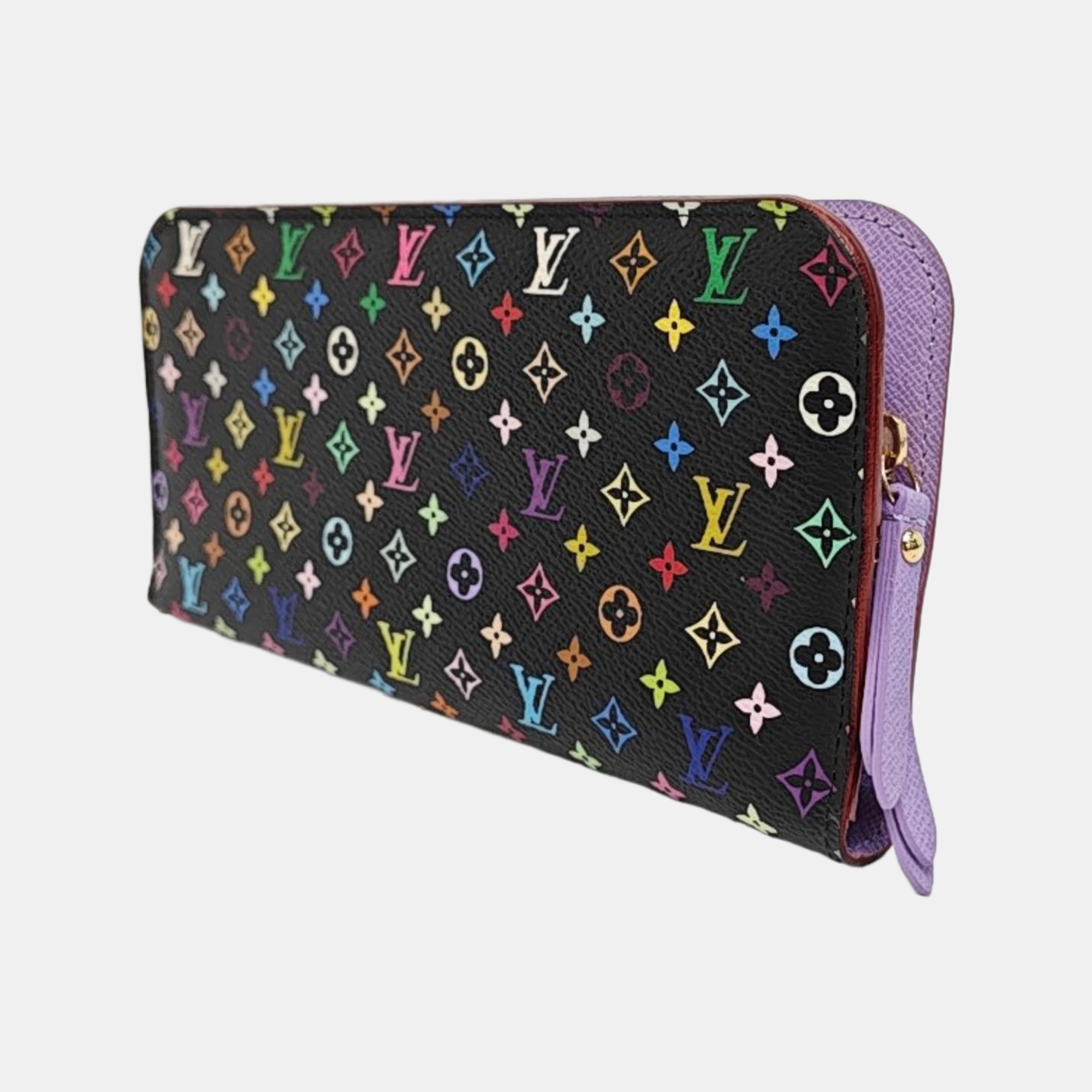 LV × TM ZIPPY Monogram Coated Canvas Black
