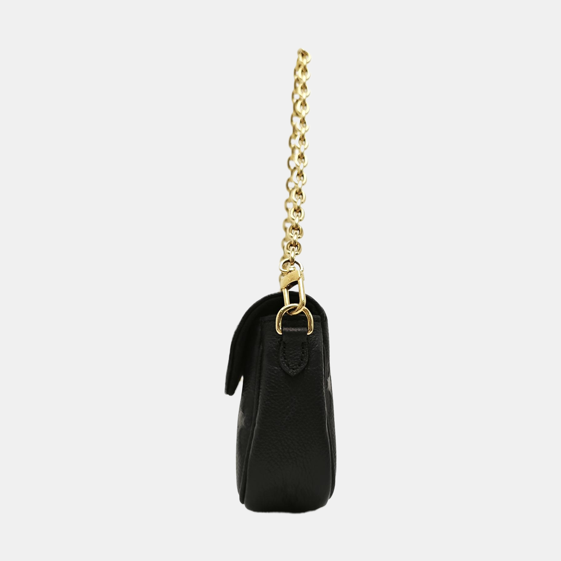 IVY Monogram Calfskin Black