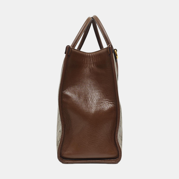Retro Small Monogram Coated Canvas Brown