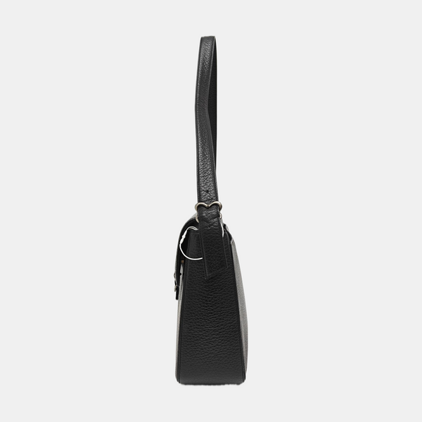 Calfskin Shoulder Bag Black