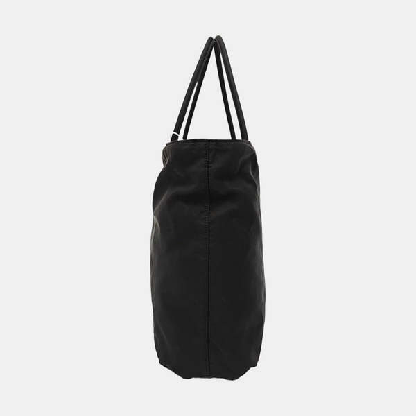 Nylon Top Handle Bag Black