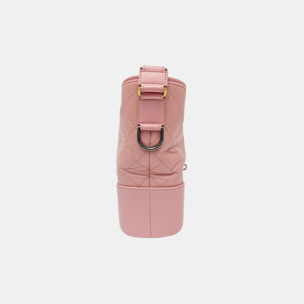 GABRIELLE Medium Quilted Calfskin Pink