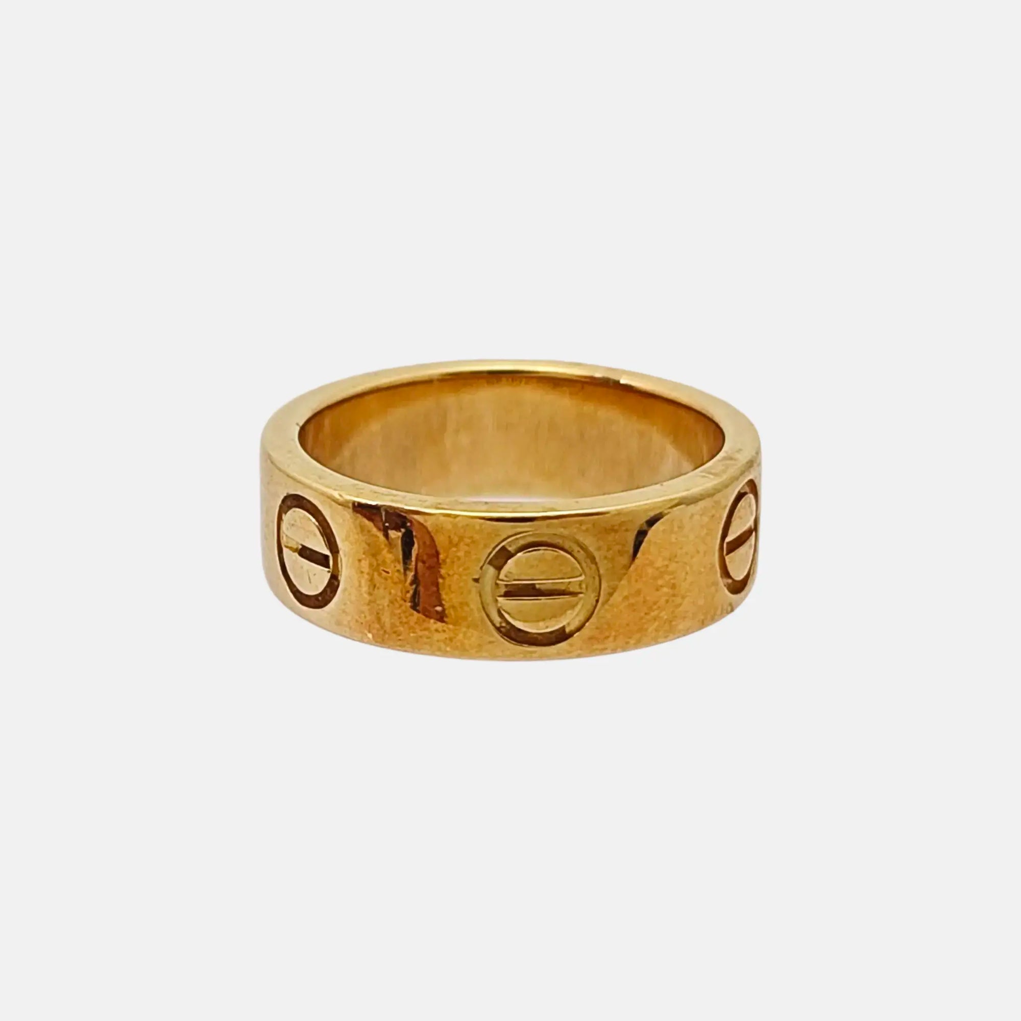 LOVE 18k Gold Ring EU 46