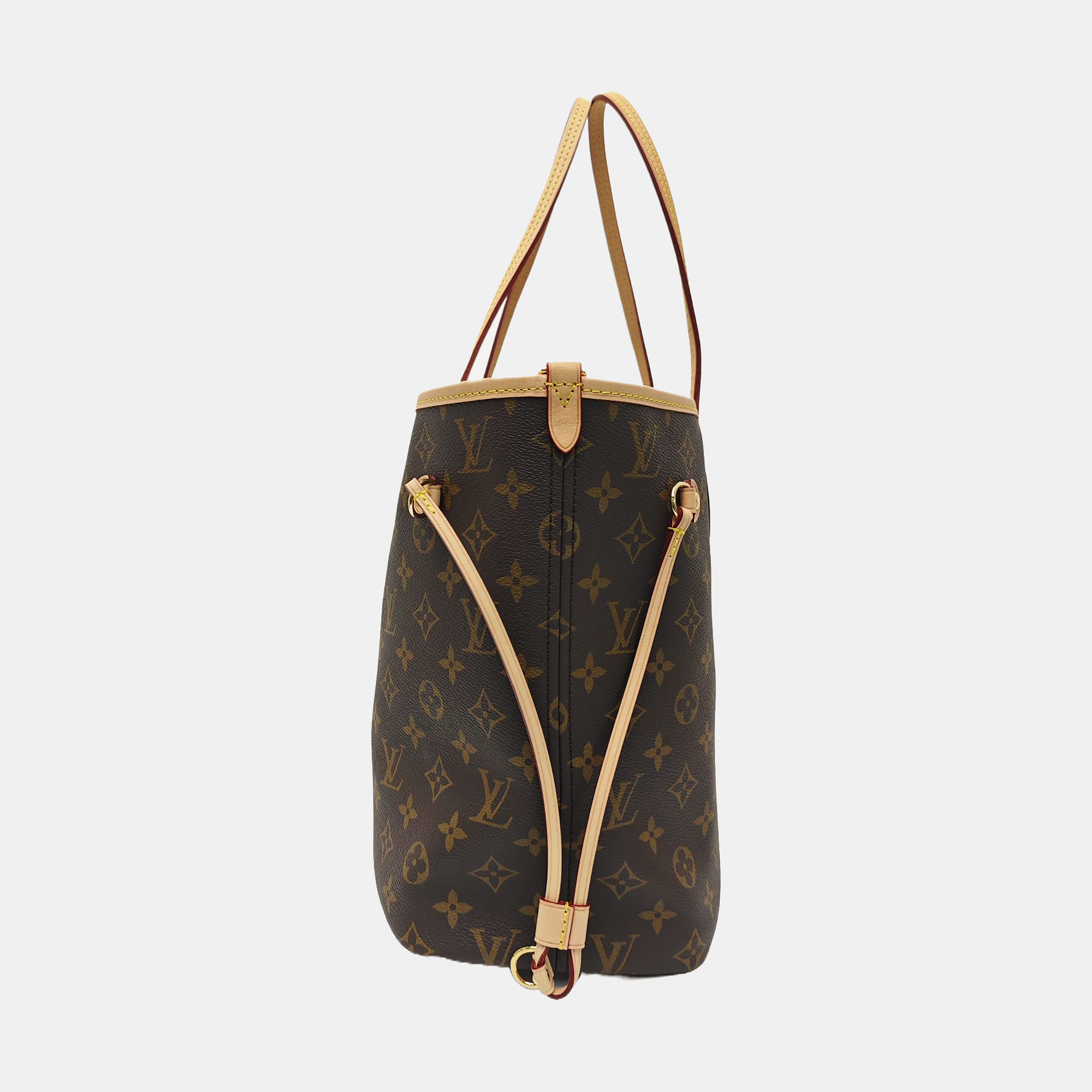 NEVERFULL INSIDE OUT MM Monogram Canvas Red