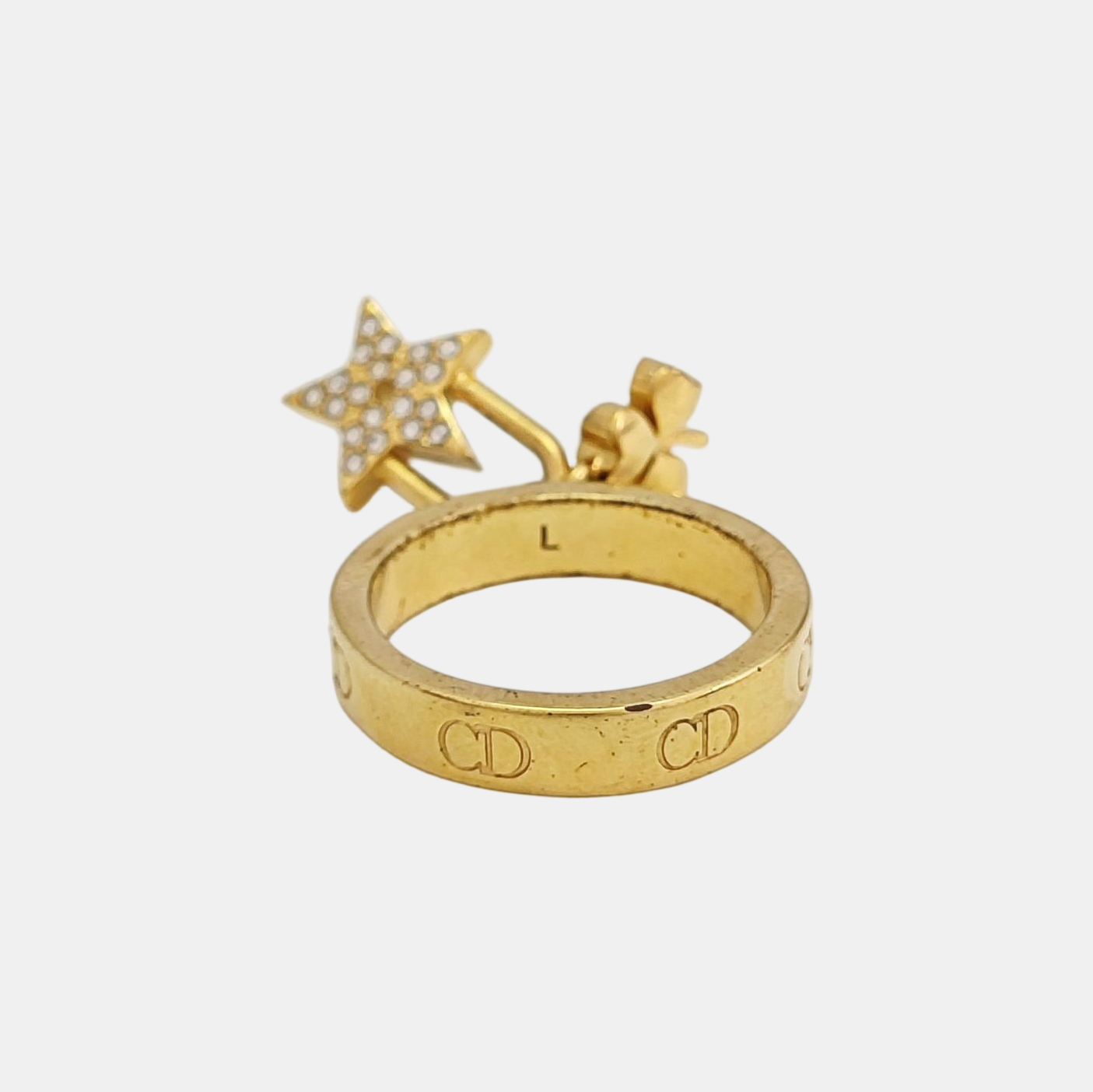 Lucky Locket Metal Gold Ring EU 54
