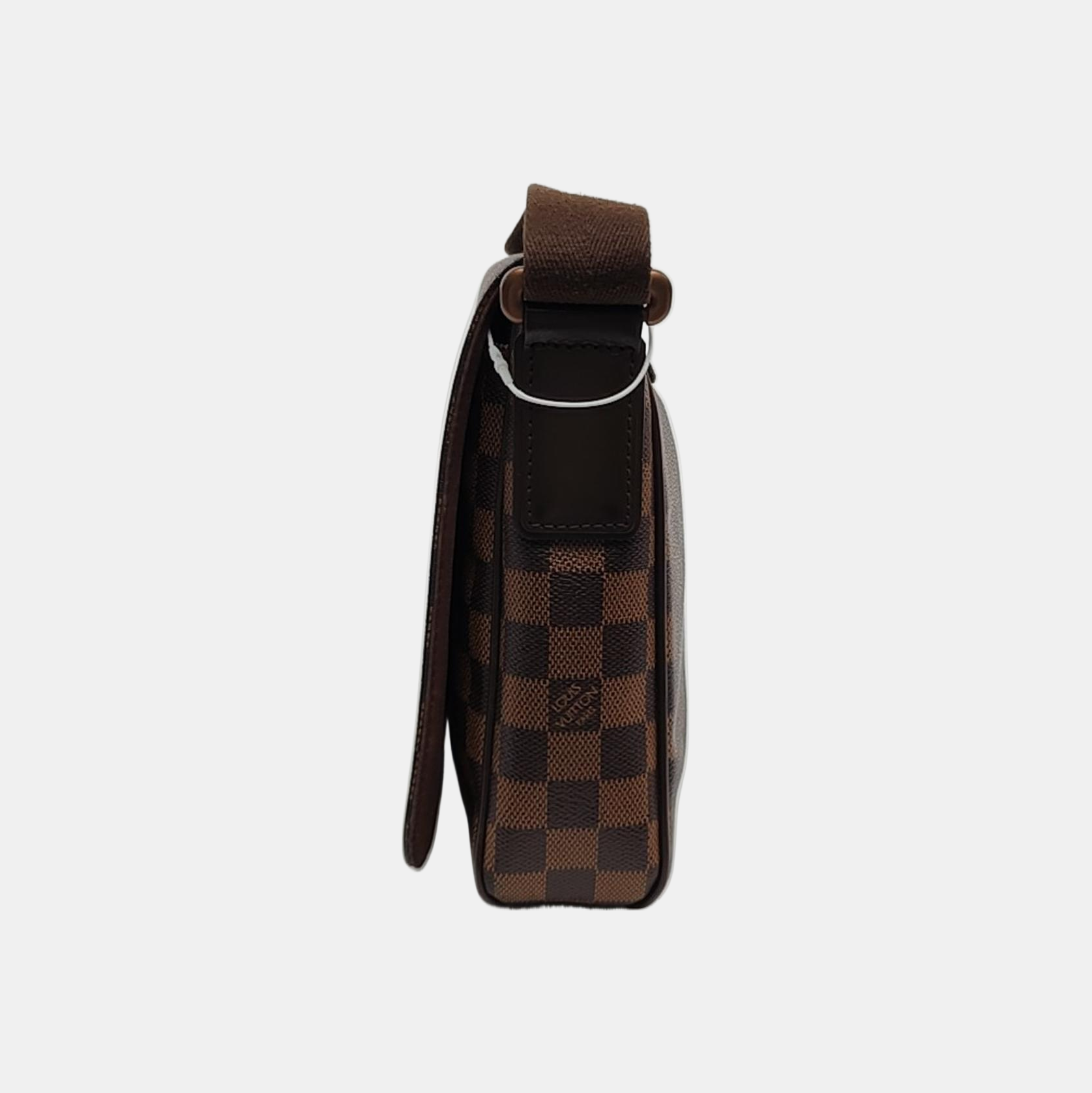 DISTRICT PM Damier Ebene Coated Canvas Brown