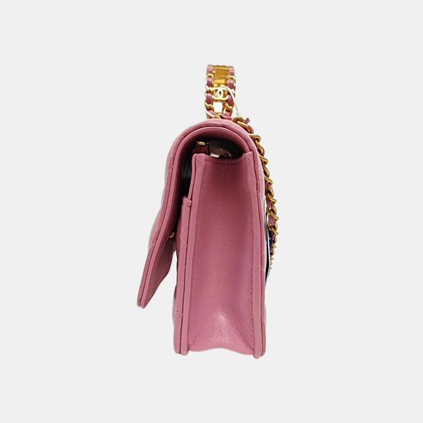 WOC Quilted Lambskin Pink