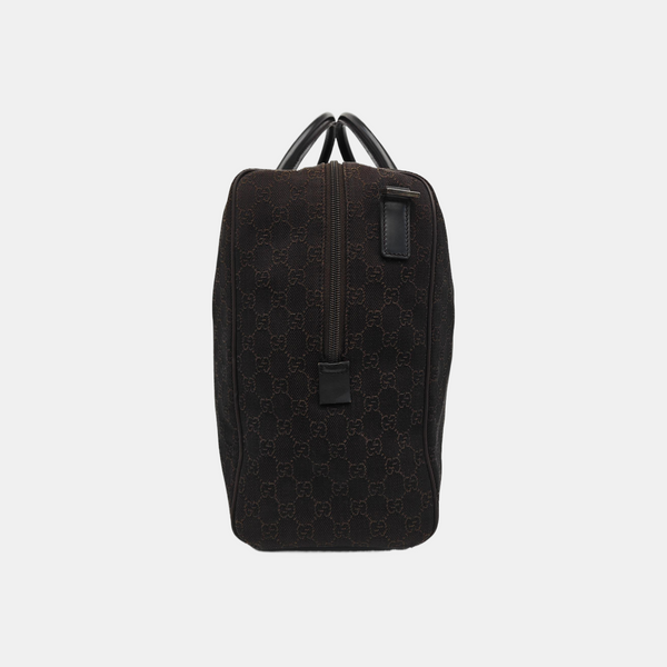 Monogram Canvas Shoulder Bag Black