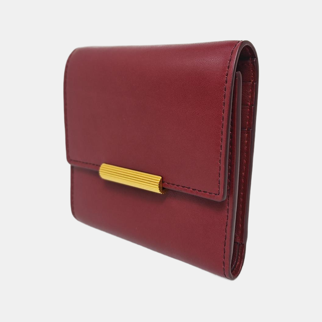 Calfskin Wallet Red