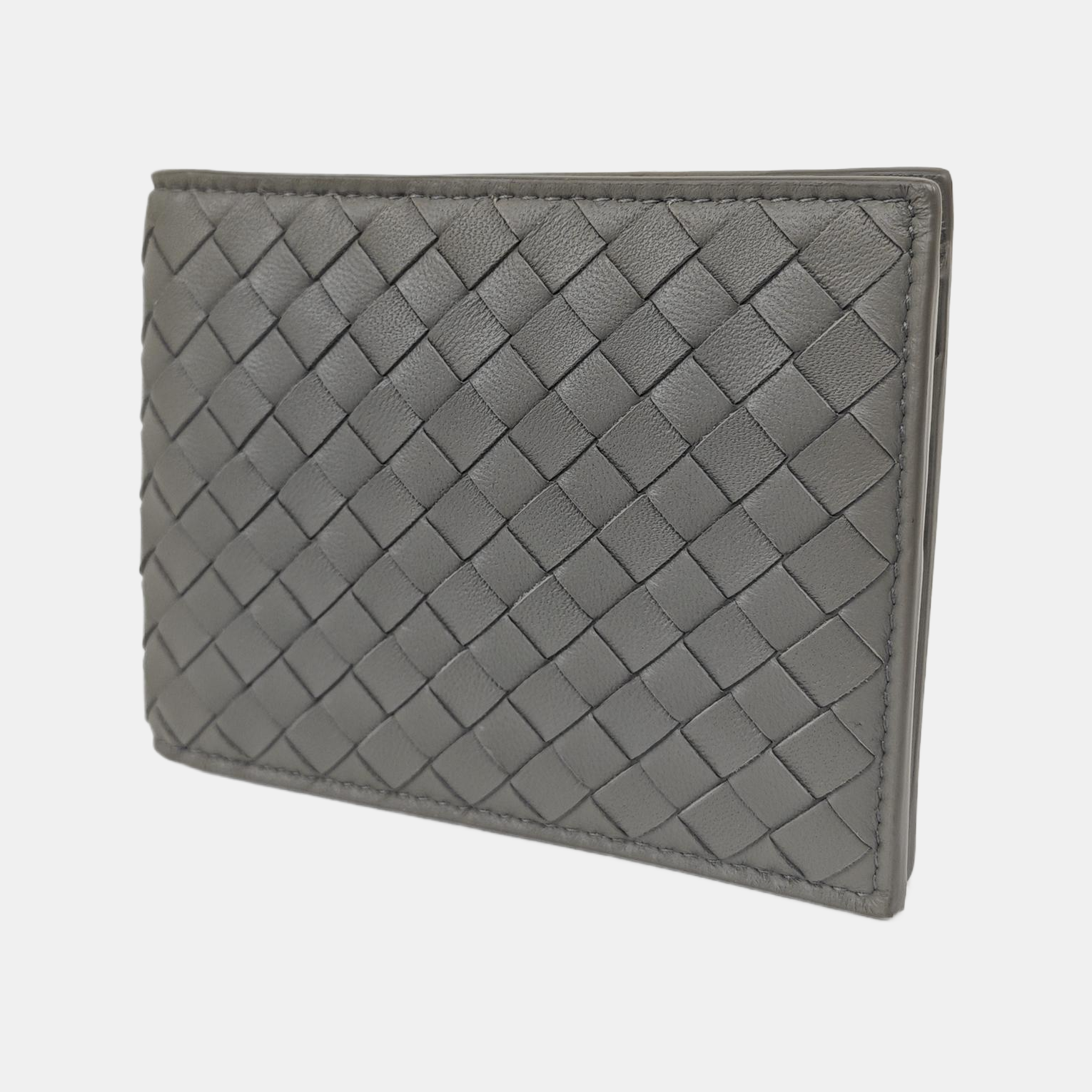 Calfskin Wallet Gray