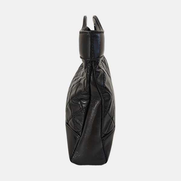 CHANEL 31 Mini Quilted Calfskin Black