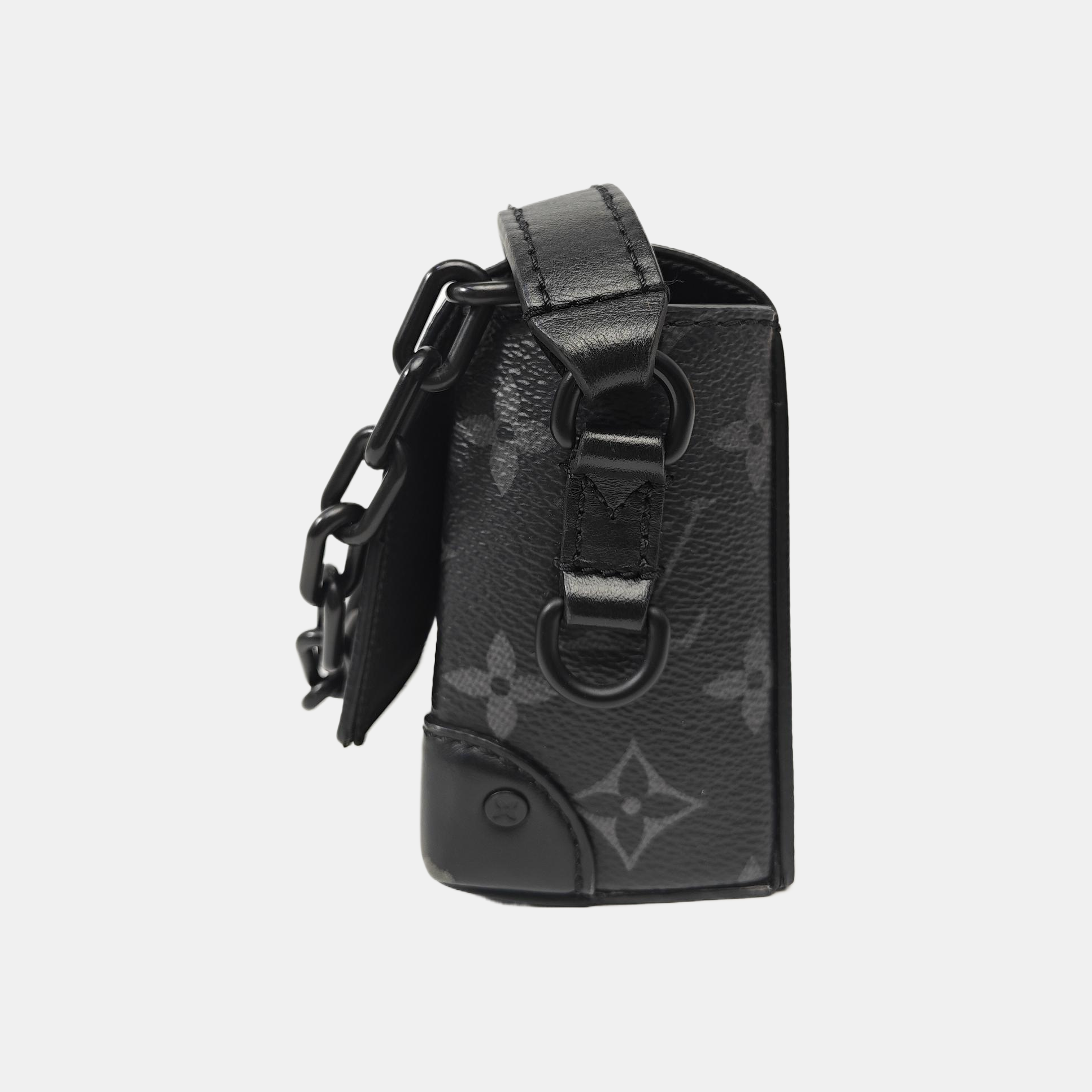 STEAMER Mini Monogram Coated Canvas Black