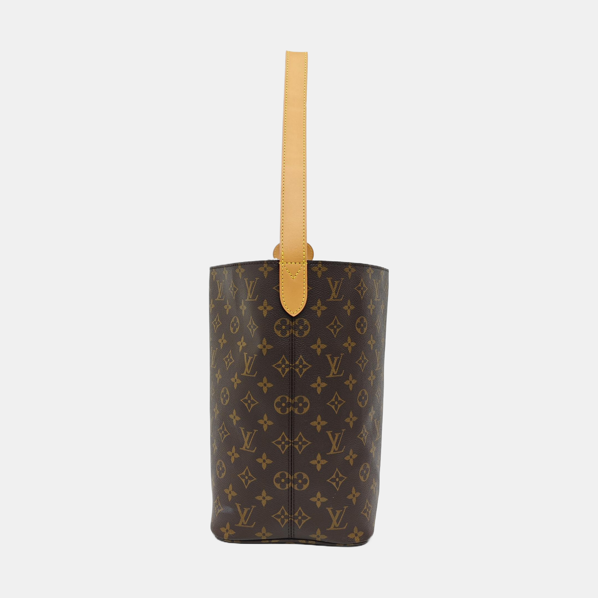 ALL IN GM Monogram Coated Canvas Brown