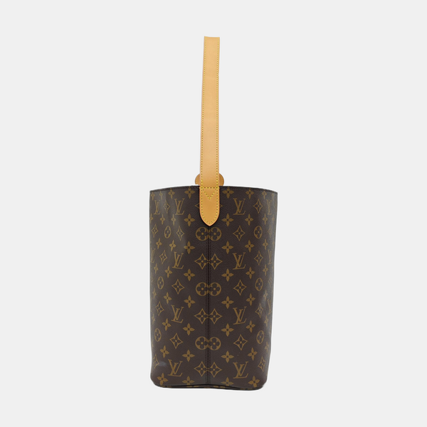 ALL IN GM Monogram Coated Canvas Brown
