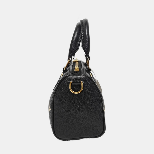 SPEEDY Nano Monogram Calfskin Black