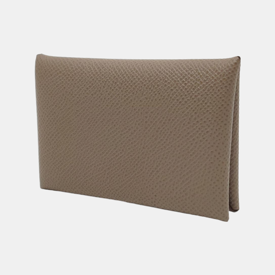 Calvi Epsom Gray Card Holder