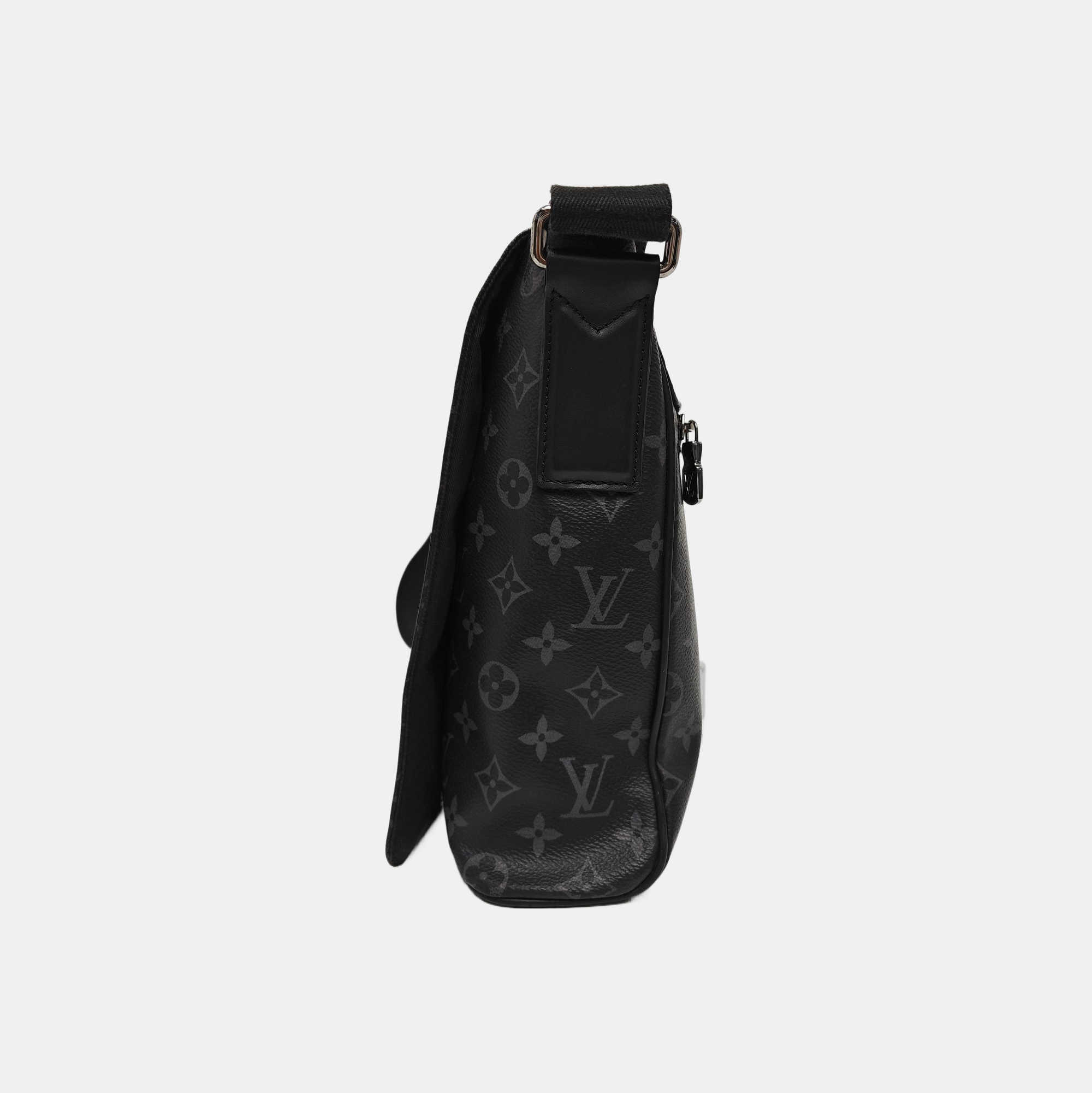 DISTRICT MM Damier Graphite Lona Revestida Negra