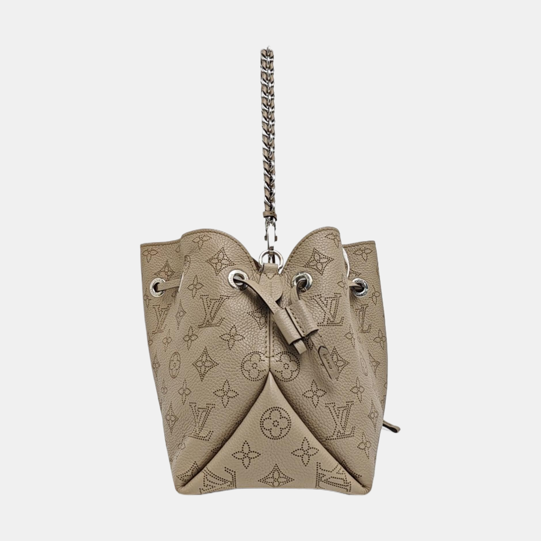 BELLA Monogram Calfskin Gray