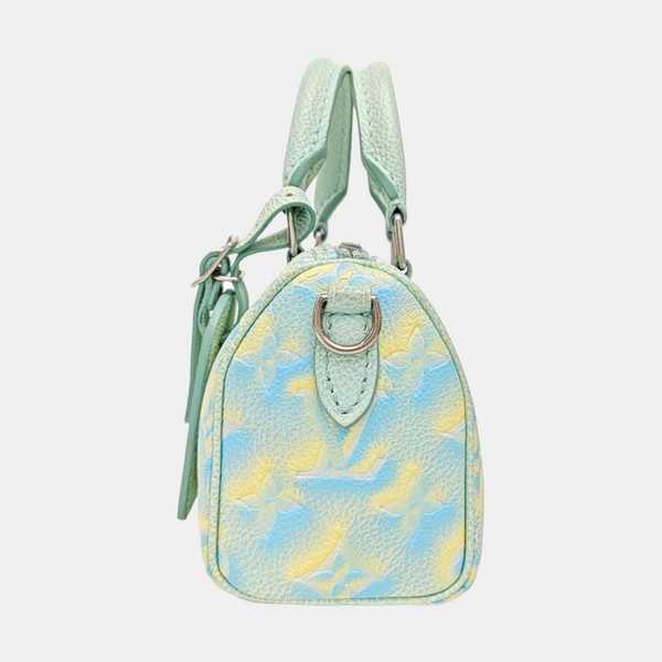 SPEEDY Nano Monogram Calfskin Green