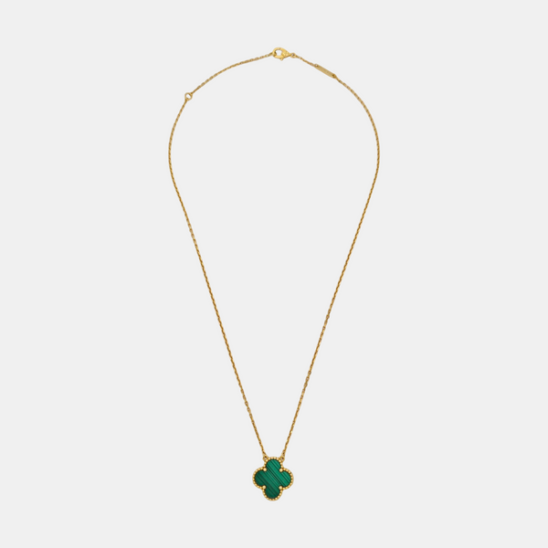 Vintage Alhambra 18k Gold Necklace