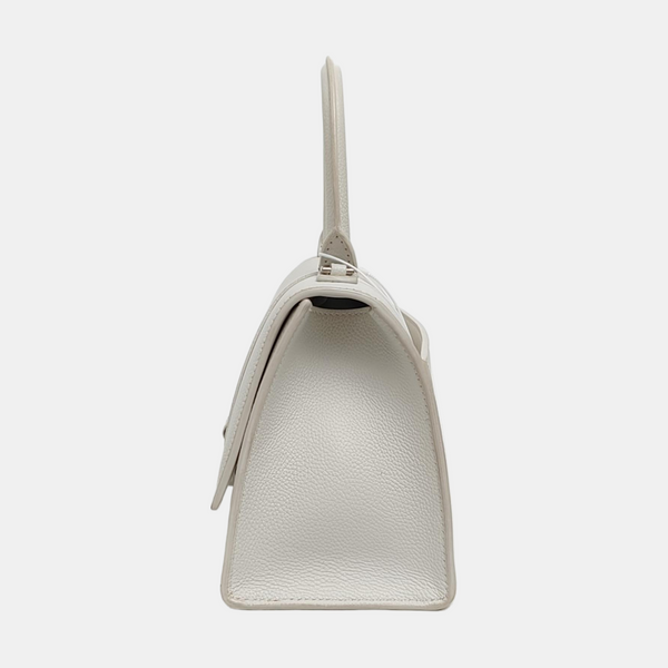 Hourglass S Calfskin White