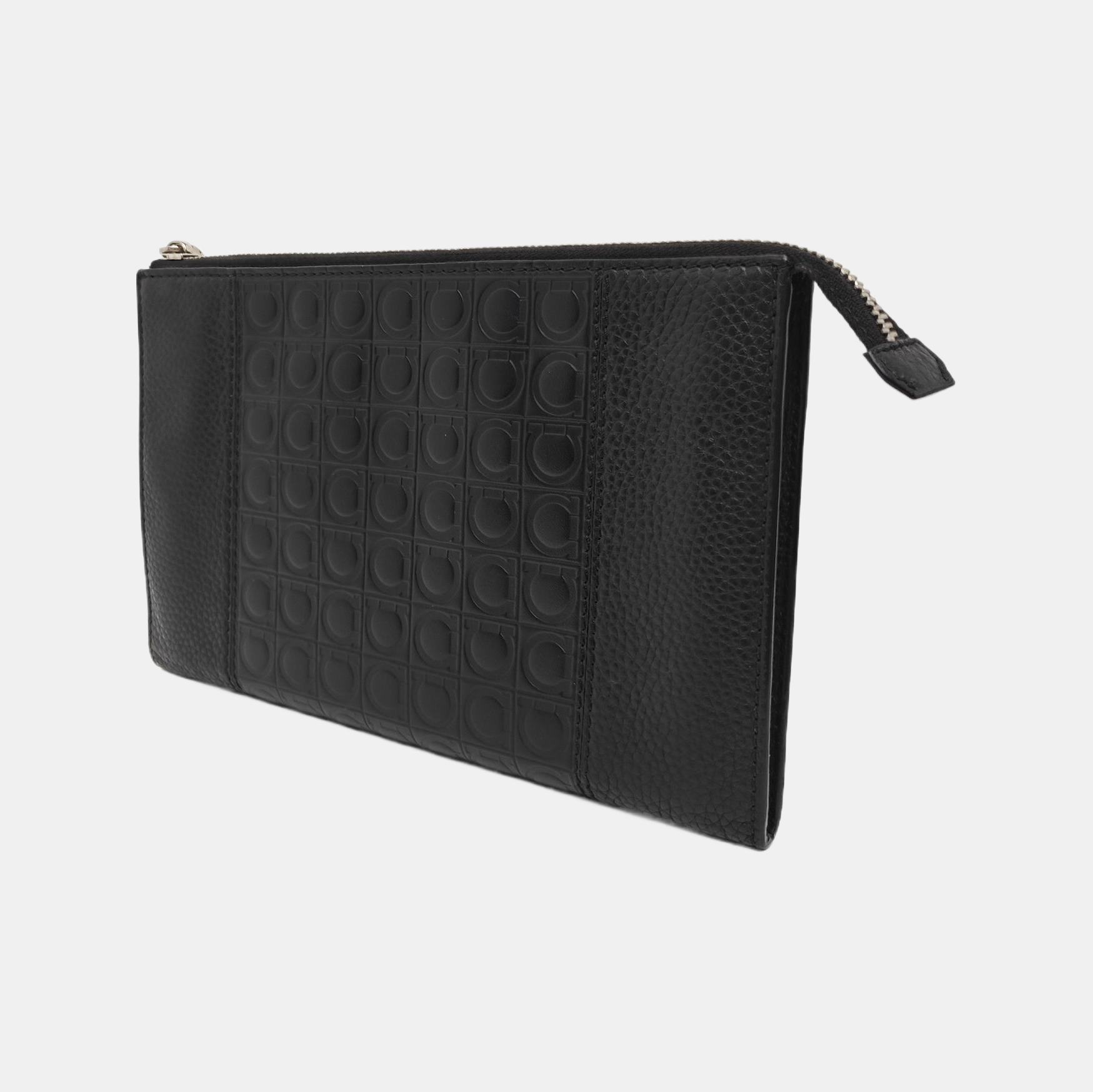 Gancini Calfskin Black