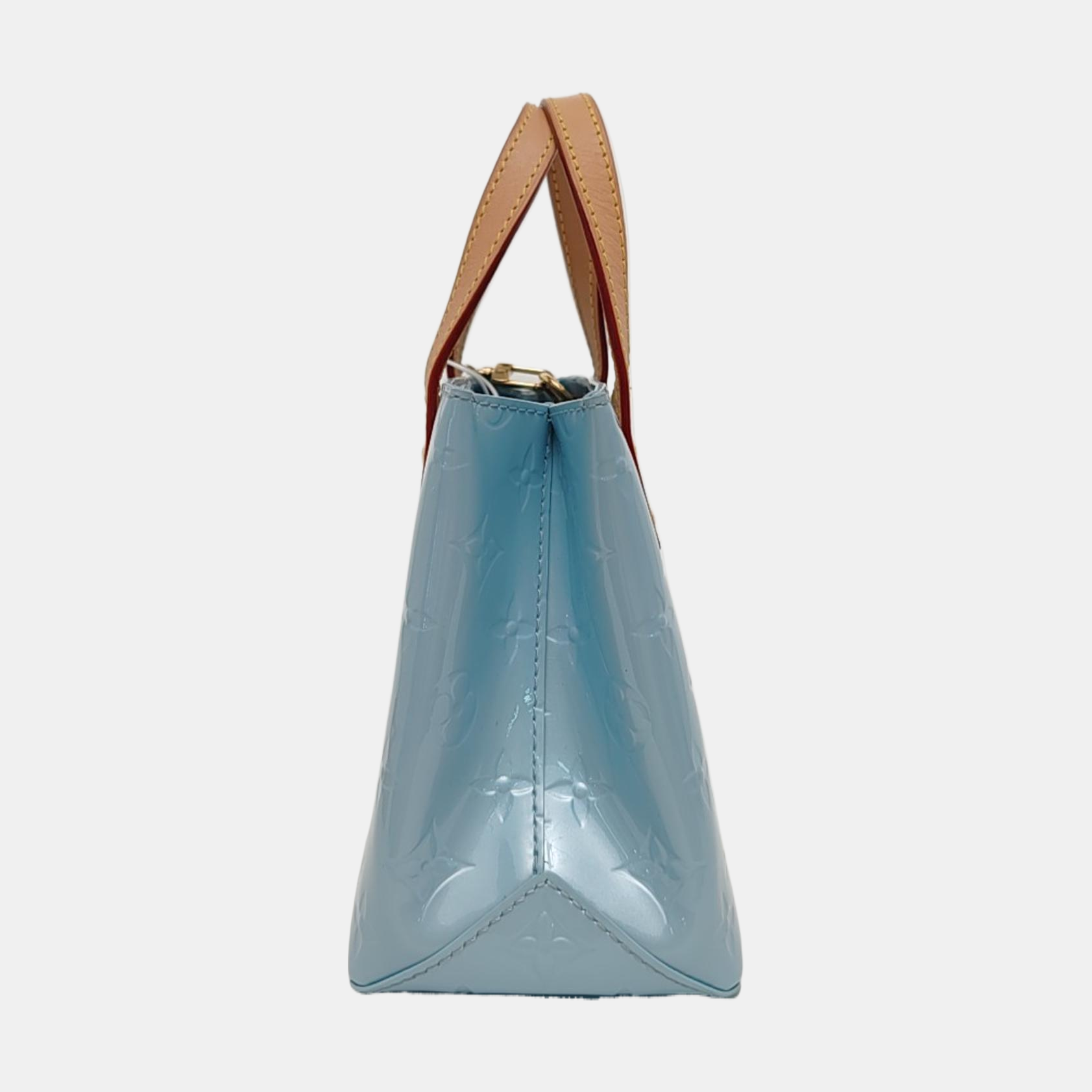 READE PM Monogram Patent Leather Blue