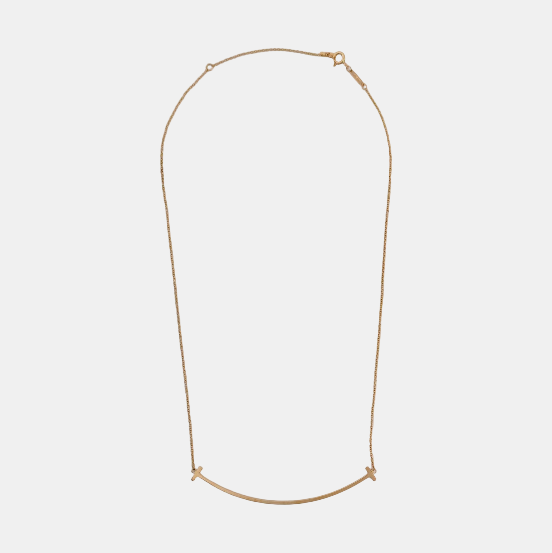 Tiffany T 18k Rose Gold Necklace