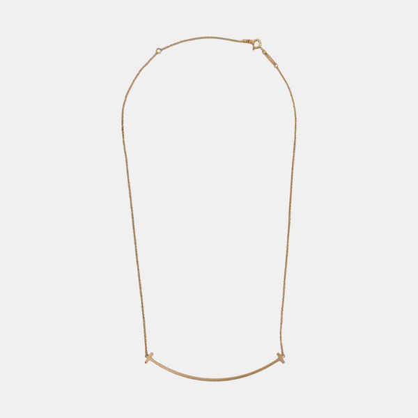 Tiffany T 18k Rose Gold Necklace