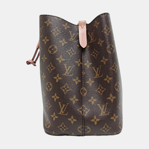 NÉONOÉ MM Monogram Coated Canvas Brown