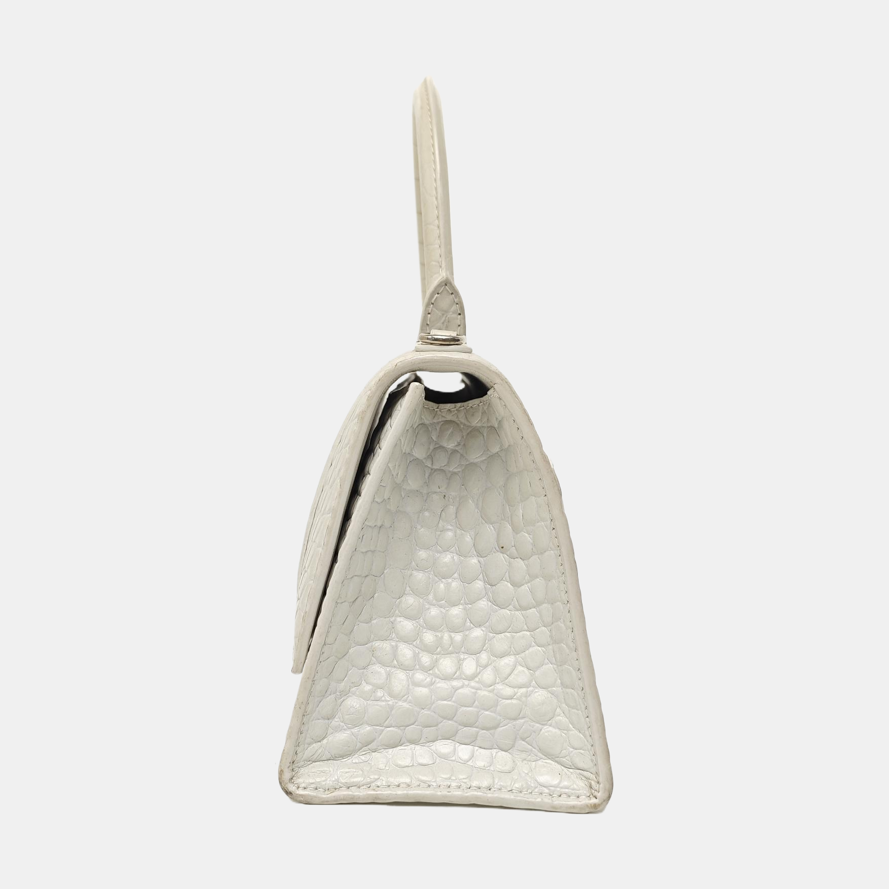 Hourglass S Calfskin White