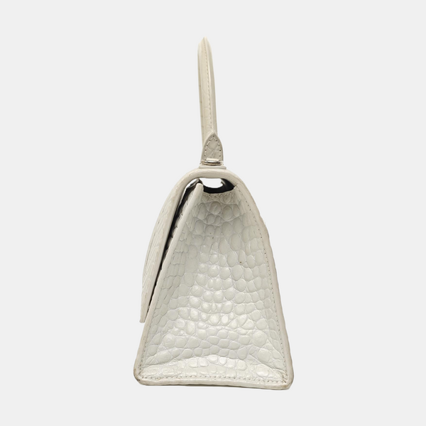 Hourglass S Calfskin White
