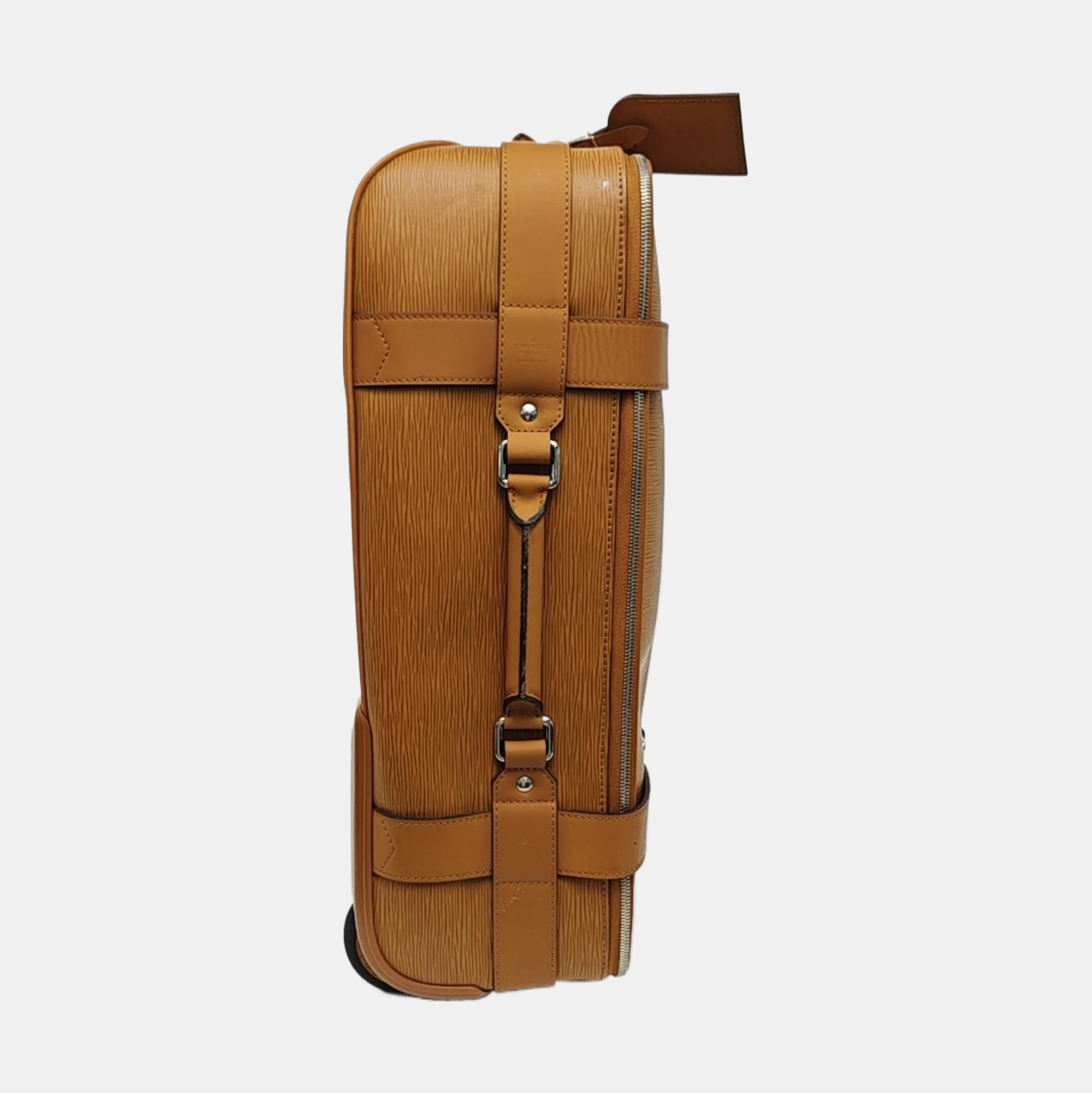 Calfskin Luggage Yellow