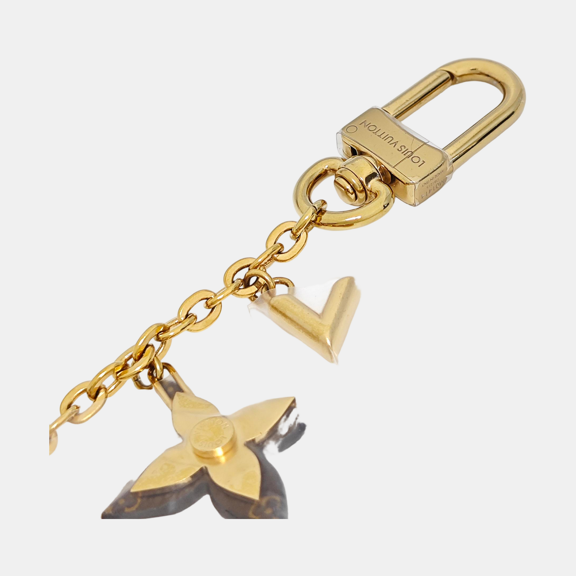 Metal Bag Charm Gold