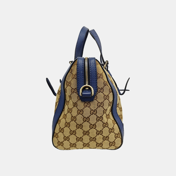 Monogram Canvas Tote Bag Medium Beige