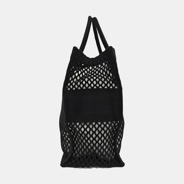 Authenticated pre-owned  Book Tote Large Mesh Black - Tote Bag at Looply