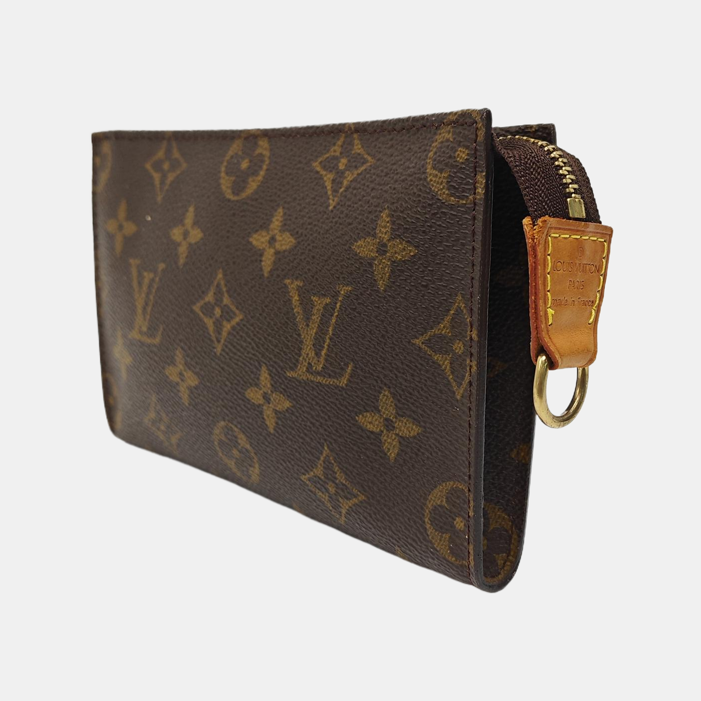 BUCKET Monogram Coated Canvas Brown