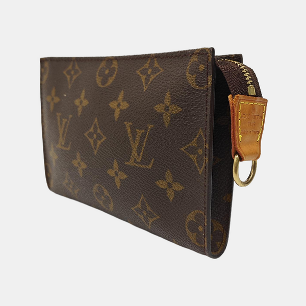 BUCKET Monogram Coated Canvas Brown