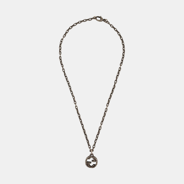 Interlocking G 925 Sterling Silver Necklace