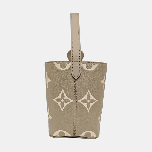 ALL IN BB Monogram Calfskin Gray