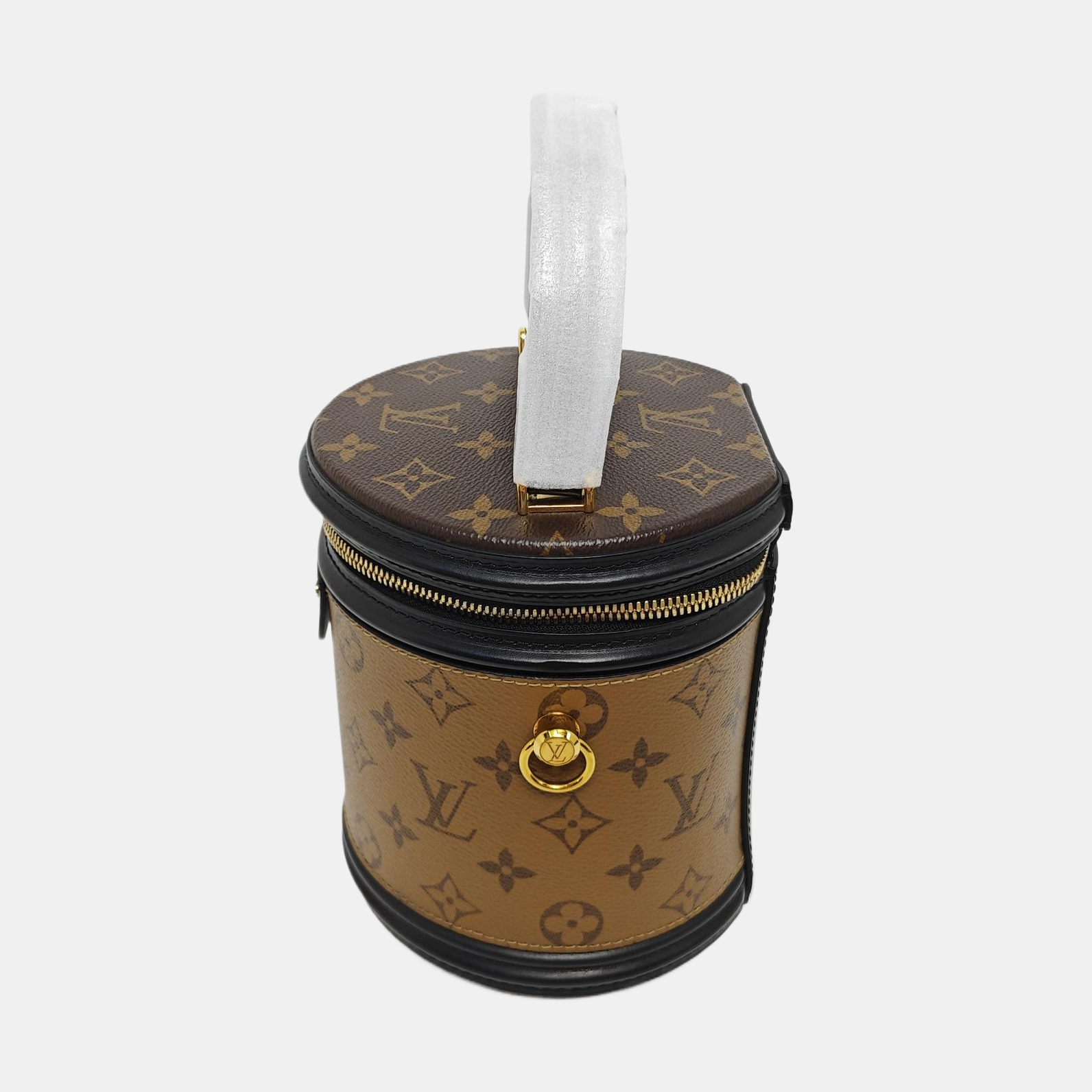 CANNES PM Monogram Coated Canvas Brown
