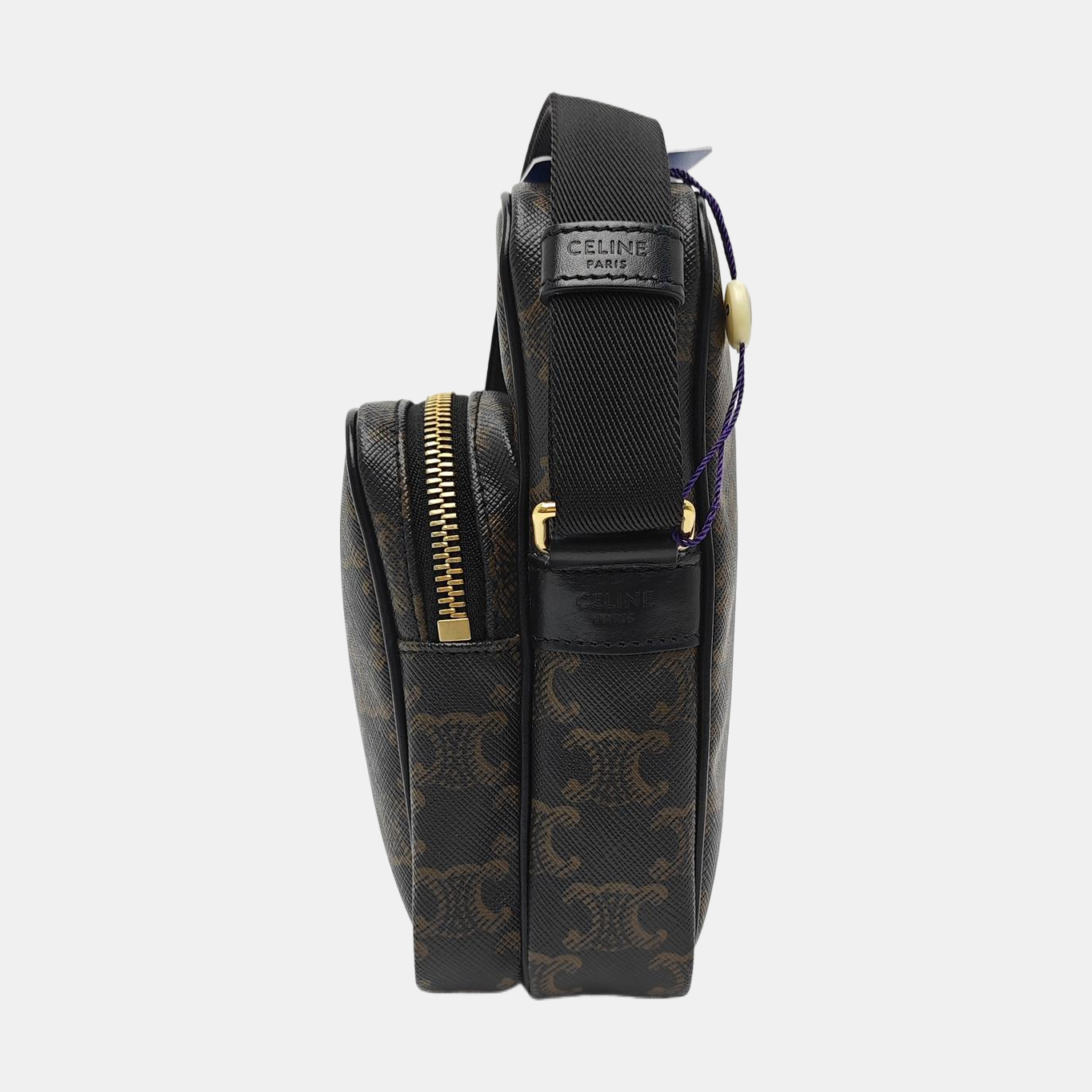 TRIOMPHE CANVAS Mini Coated Canvas Black