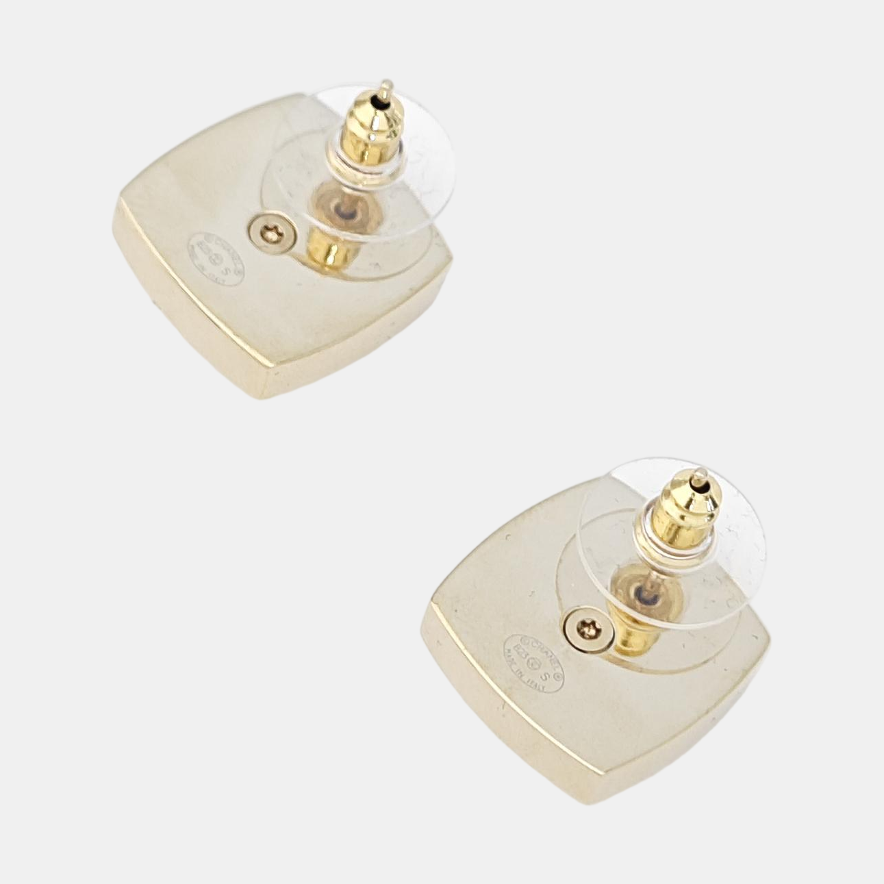 Metal Gold Stud Earrings