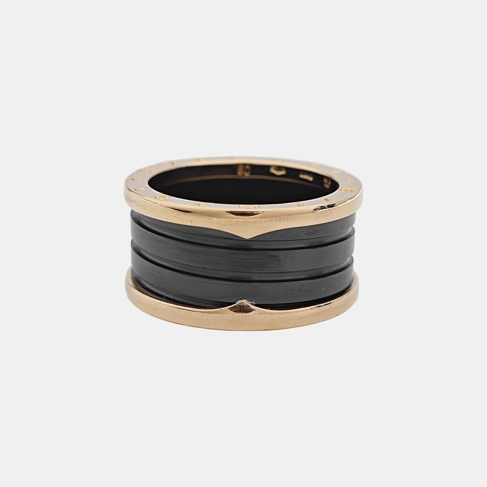 B.ZERO1 18k Rose Gold Ring EU 60