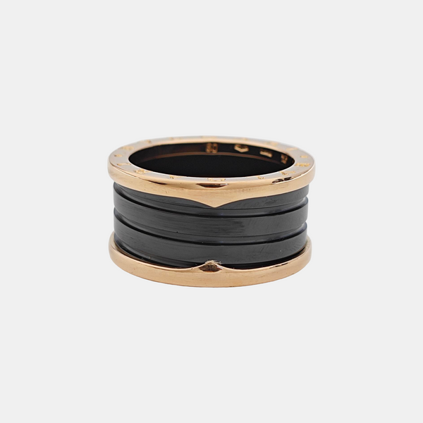B.ZERO1 18k Rose Gold Ring EU 60