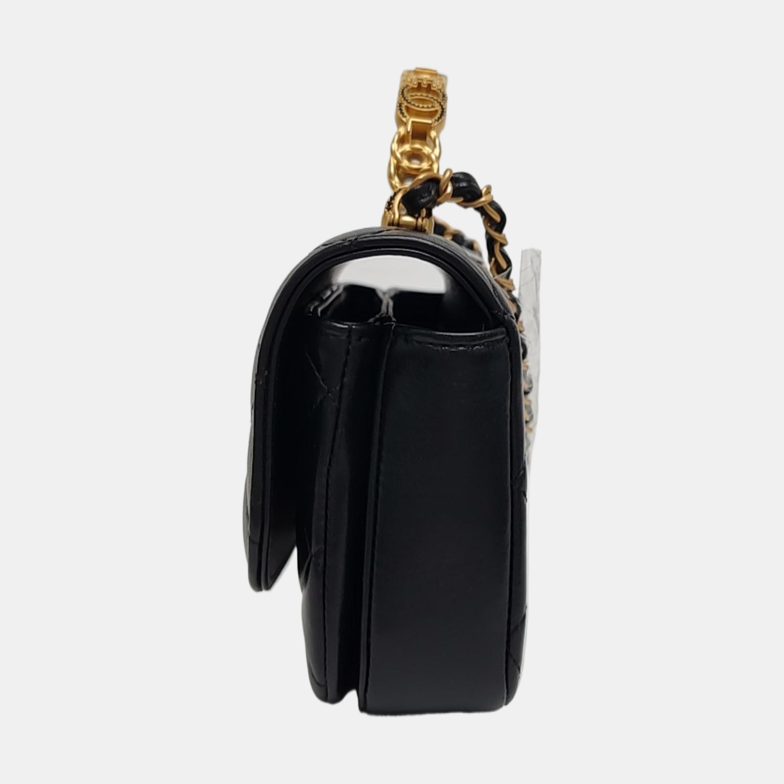 Quilted Lambskin Mini Black