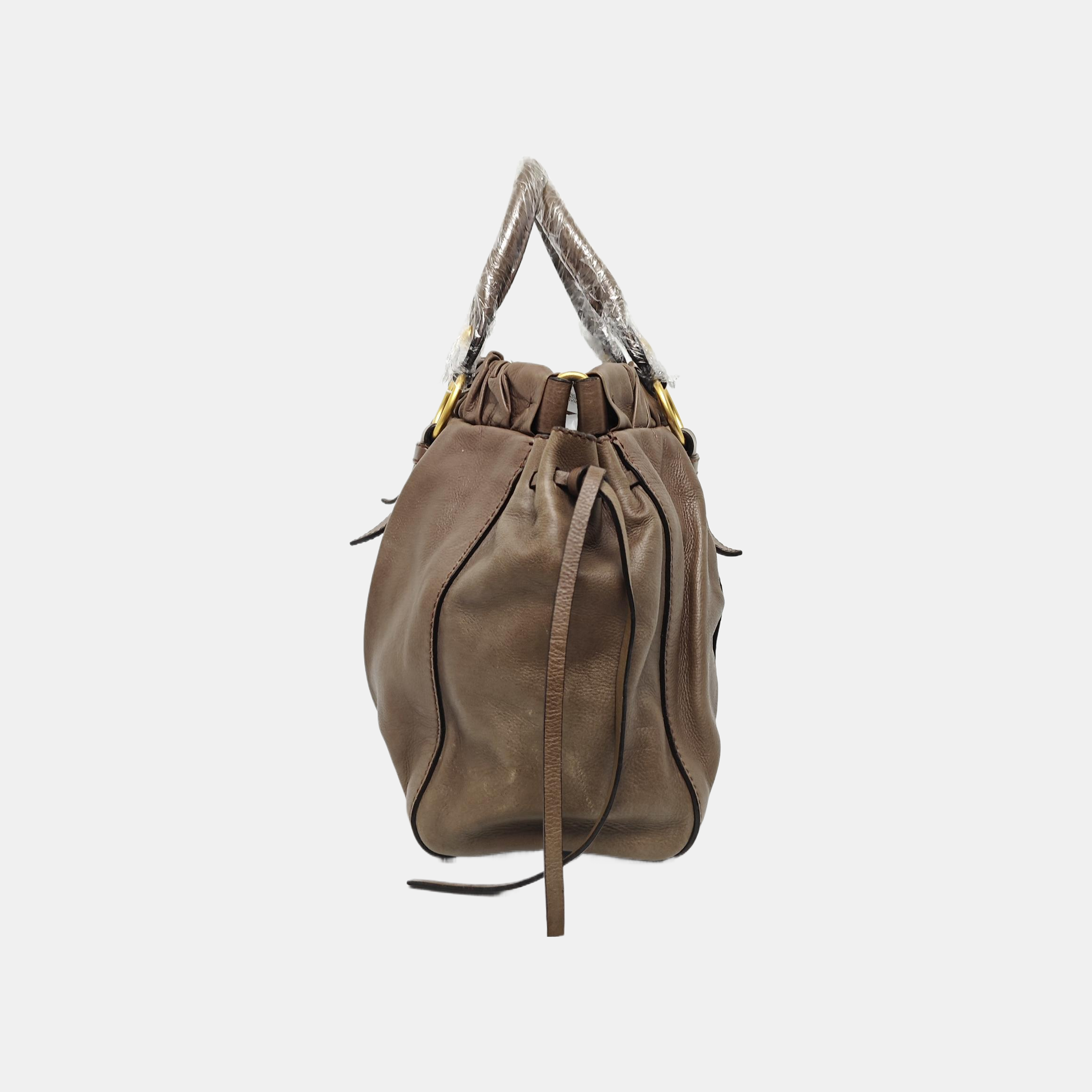 Calfskin Tote Bag Brown