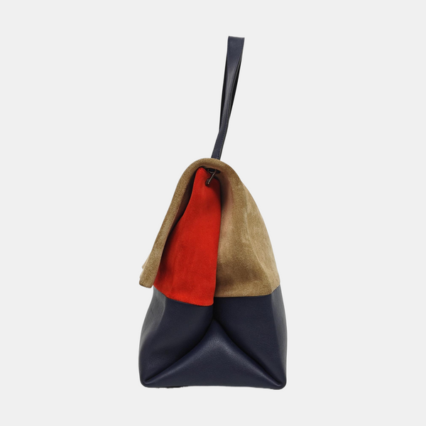 Suede Shoulder Bag Beige